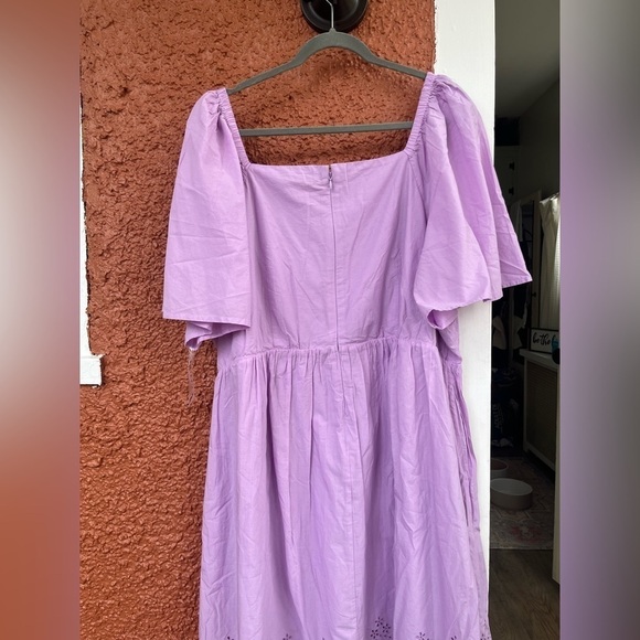 NWT Women's Lane Bryant Perfect Flutter Sleeve Dress W Eyelet Lace Sz 26 - Picture 10 of 10